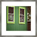 Green House Framed Print