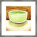 Green Tea Framed Print