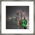 Green Touch Framed Print