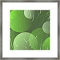 Green Whimsy Framed Print