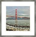 Greetings From San Franciosco Framed Print