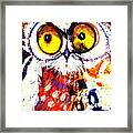 Groucho Owl Framed Print