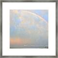 Gulf Coast Rainbow Framed Print