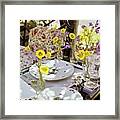 Hale's Outdoor Dining Table Framed Print