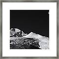 Half Moon Over Longs Peak Framed Print