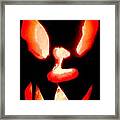 Halloween - Carved Pumpkin Framed Print