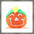 Halloween Pimpkin Sweet Framed Print