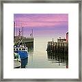 Halls Harbour Evening Framed Print