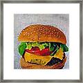 Hamburger Framed Print