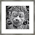 Hanuman Monochrome Framed Print
