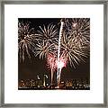 Happy 4th Of July From San Diego Framed Print