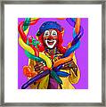 Happy Birthday Clown Framed Print