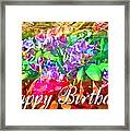 Happy Birthday Framed Print