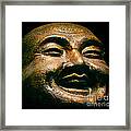 Happy Buddha Framed Print