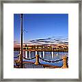 Harbor Lights Framed Print