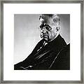 Harold L. Ickes Wearing Glasses Framed Print