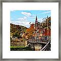 Harpers Ferry In Autumn Framed Print