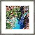 Havasu Falls Overlook Framed Print