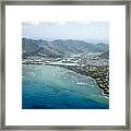 Hawaii Kai Aerial Framed Print