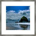 Haystack Rock Iv Framed Print