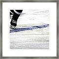He Skates Framed Print