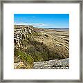 Head Smashed In Buffalo Jump Framed Print