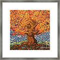 Healthy At Home Tree Framed Print