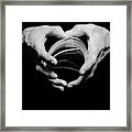 Heart In Hand Framed Print