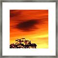 Heart In The Sky Framed Print