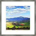 Heart Mtn And Chief Joseph Hwy Framed Print