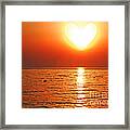 Heart Sun Framed Print