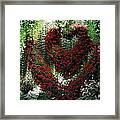 Hearts And Flowers Framed Print