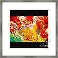 Heaven Conquers Hell An Abstract Adventure Framed Print
