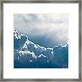 Heavy Thunderclouds On The Sky Framed Print