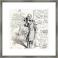 Height Of English Ambition, Engraving 1880, Us, Usa, America Framed Print