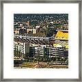 Heinz Field Afternoon Panorama Framed Print