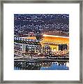 Heinz Field Evening Reflections Framed Print