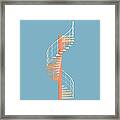 Helical Stairs Framed Print