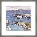 Helvick Harbour County Waterford Ireland Framed Print
