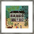Hemingways House Key West Florida Framed Print