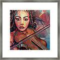 Her Song Framed Print