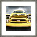 Here Comes The Sun - Gmc 100 Pickup 1958 Framed Print