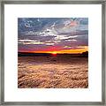 High Plains Sunrise Framed Print
