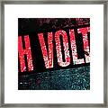 High Voltage - Mike Hope Framed Print