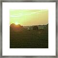 Hill Country Sunrise Framed Print