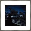 Hilton Head Silhouette Framed Print