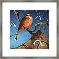 His Eye's On The Sparrow Framed Print