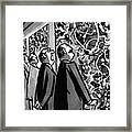His Spatter Is Masterful Framed Print