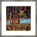 Historic Fox Theatre In Detroit Michigan Framed Print