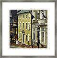Historic Street In Providence Ri Framed Print